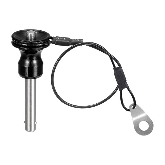 Uxcell Lock Pins with Button Handle, 304 Stainless Steel Quick Release Pin with 21cm Wire, 6mm to 25mm