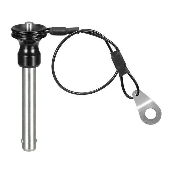 Uxcell Lock Pins with Button Handle, 304 Stainless Steel Quick Release Pin with 21cm Wire, 8mm to 41mm