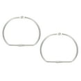 thumbnail image 1 of Uxcell Loose Leaf Binder Rings, 4 Inch 4 Pcs Metal Book Binding Rings D-Shaped with Nickel Plated for Index Cards, Silver, 1 of 6
