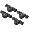 thumbnail image 1 of Uxcell Lounge Chair Seat Latch Hinge Fixed Catch Lock and Release for Camping Chair, Black Brown 2 Set, 1 of 6