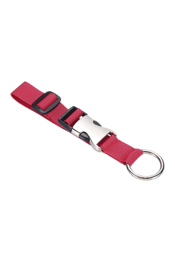 Luggage Connector Straps, Jacket Grip Travel Belt, Add a Bag Luggage Strap, Burgundy 1Pcs