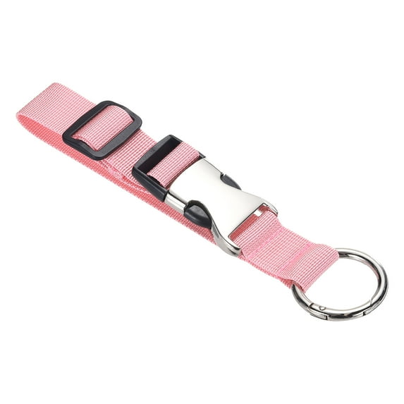 Uxcell Luggage Connector Straps, Jacket Grip Travel Belt, Add a Bag Luggage Strap, Pink 1Pcs