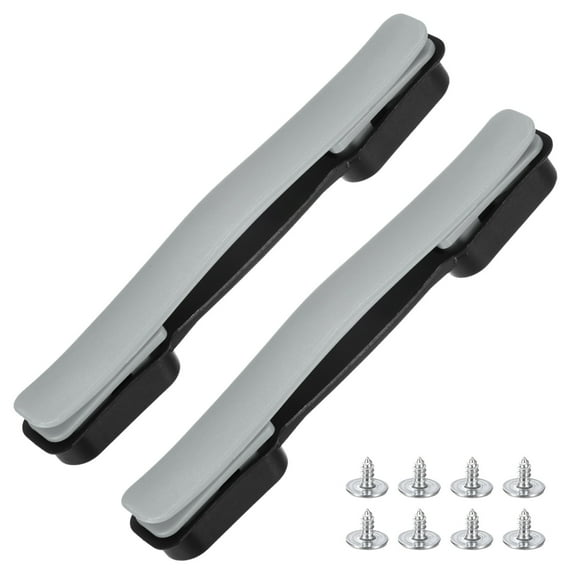 Uxcell Luggage Replacement Handle [2PCS] -Plastic Handle Grip for Suitcase & Luggage - [Silver-Grey-8.5IN]