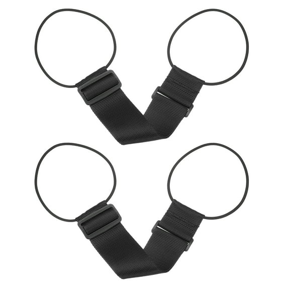 Uxcell Luggage Straps Bag Bungee, Suitcase Straps Adjustable Belt, Black 2 Pcs