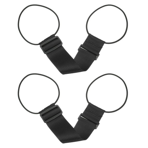 Uxcell Luggage Straps Bag Bungee, Suitcase Straps Adjustable Belt, Black 2 Pcs
