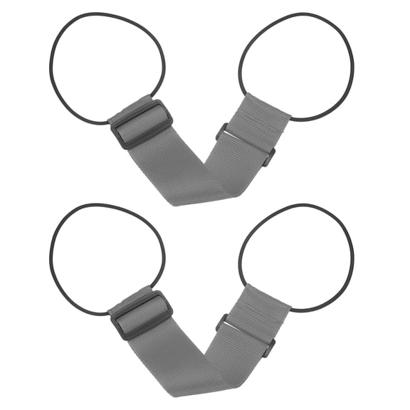 Uxcell Luggage Straps Bag Bungee, Suitcase Straps Adjustable Belt, Gray 2 Pcs