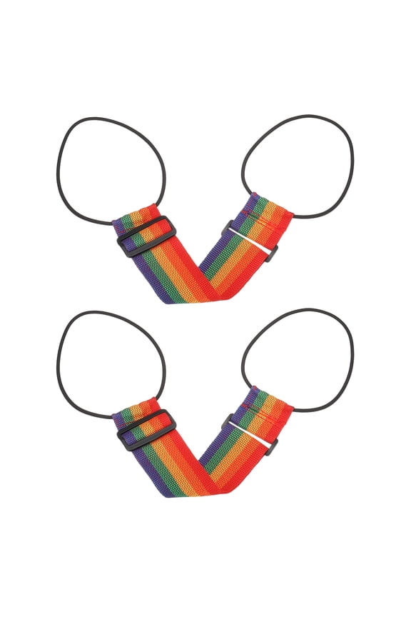 Luggage Straps Bag Bungee, Suitcase Straps Adjustable Belt, Multicolor 2 Pcs
