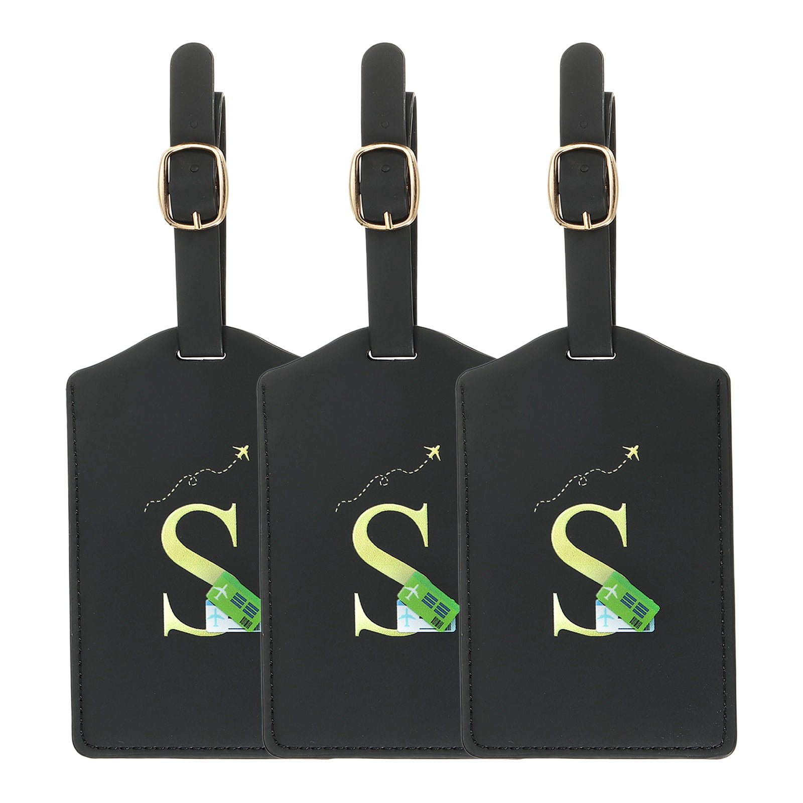 Luggage Label Spring Uxcell Luggage Tags, Initial Letter Travel Luggage Baggage Labels Tag S ...