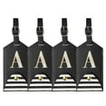 thumbnail image 1 of Uxcell Luggage Tags, Initial Letter Travel Luggage Black A, 1 of 7