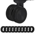 thumbnail image 1 of Uxcell Luggage Wheel Protection Cover, Wear Resistant Anti Noise Silicone Suitcase Protective Covers, 10Pcs &Black Wheel-Fitting for 1.8-2" Spinner Wheel Suitcases Travel, 1 of 6