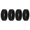 thumbnail image 1 of Uxcell Luggage Wheels Covers, Luggage Wheel Protector Covers Silicone Suitcase Wheel Covers for Suitcase, Black 4Pcs, 1 of 7