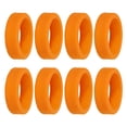 thumbnail image 1 of Uxcell Luggage Wheels Covers, Luggage Wheel Protector Covers Silicone Suitcase Wheel Covers for Suitcase, Orange 8Pcs, 1 of 7