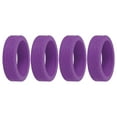 thumbnail image 1 of Uxcell Luggage Wheels Covers, Luggage Wheel Protector Covers Silicone Suitcase Wheel Covers for Suitcase, Purple 4Pcs, 1 of 7