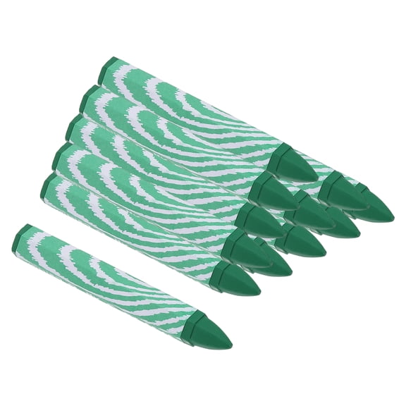 Uxcell Lumber Marking Crayons, 18 Pack 4.1"x0.6" Hex Wax Tire Marker Drawing Crayons Green