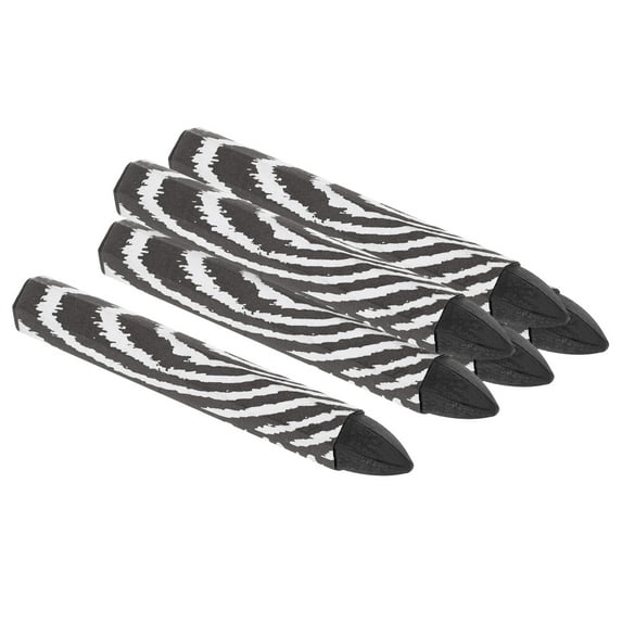 Uxcell Lumber Marking Crayons, 6 Pack 4"x0.55" Hex Wax Tire Marker Crayons Black