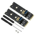 thumbnail image 1 of Uxcell M.2 NVME to USB3.0 PCI-E Riser M2 Slot Extended GPU Graphics Card Extension Adapter Card 2 Set, 1 of 5