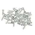 thumbnail image 1 of Uxcell M1.4x0.3x6mm 50 Pack Metal Flat Round Head Screws Phillips Drive Machine Bolt, 1 of 5