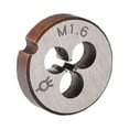 thumbnail image 1 of Uxcell M1.6 x 0.35 Metric Alloy Steel Machine Thread Round Threading Dies, 1 of 5