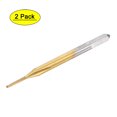 thumbnail image 1 of Uxcell M1 x 0.25 Cobalt High Speed Steel Straight Flute Machine Thread Tap Titanium Coated 2 Pack, 1 of 6