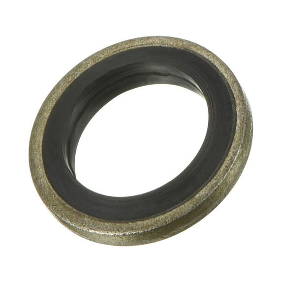 Uxcell M10 15.5x10x2mm Carbon Steel Nitrile Rubber Bonded Sealing Washers, 5 Pack