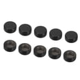 thumbnail image 1 of Uxcell M10 15x6mm Lamp Finial Cap Knob Flat Screw Cap Nut Female Thread Light Fixtures Decoration Black 10 Pack, 1 of 6
