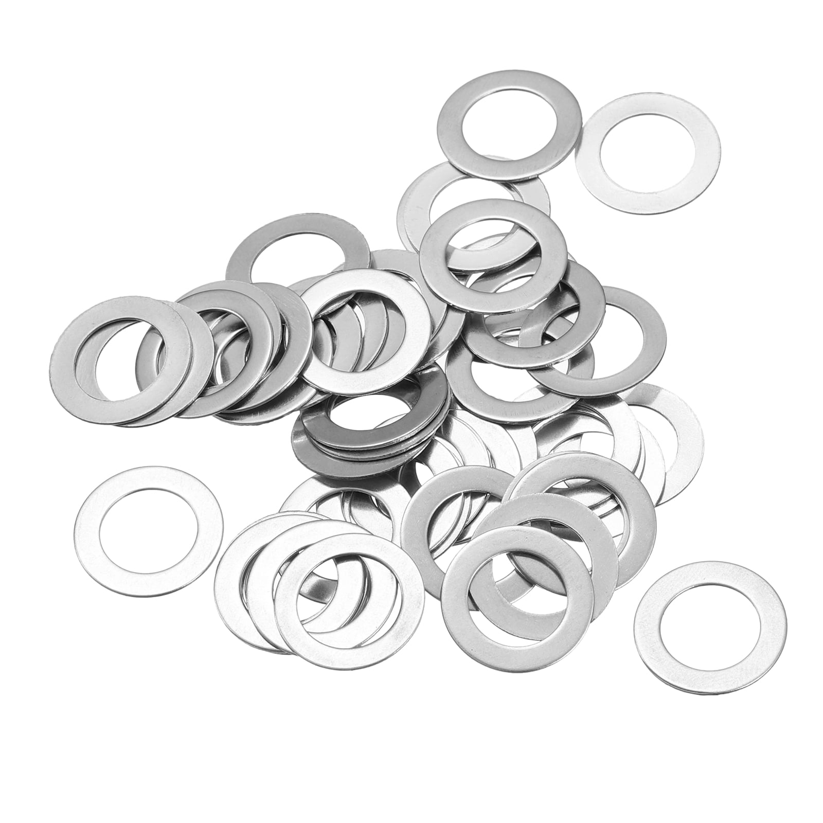 Uxcell M10 304 Stainless Steel Flat Washers, 10x16x0.5mm Ultra