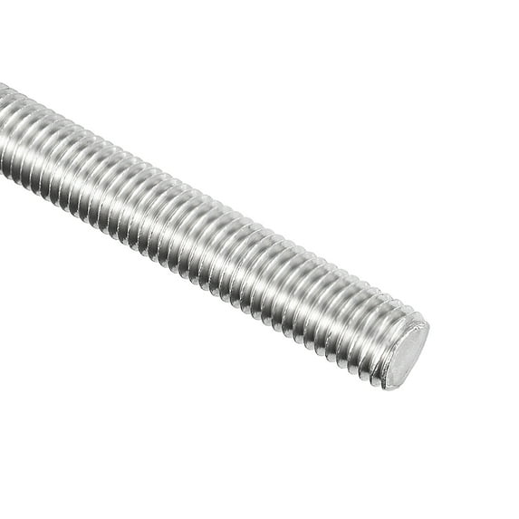Uxcell M10 Dia 250mm Length 304 Stainless Steel Left Hand Thread Fully Threaded Rod
