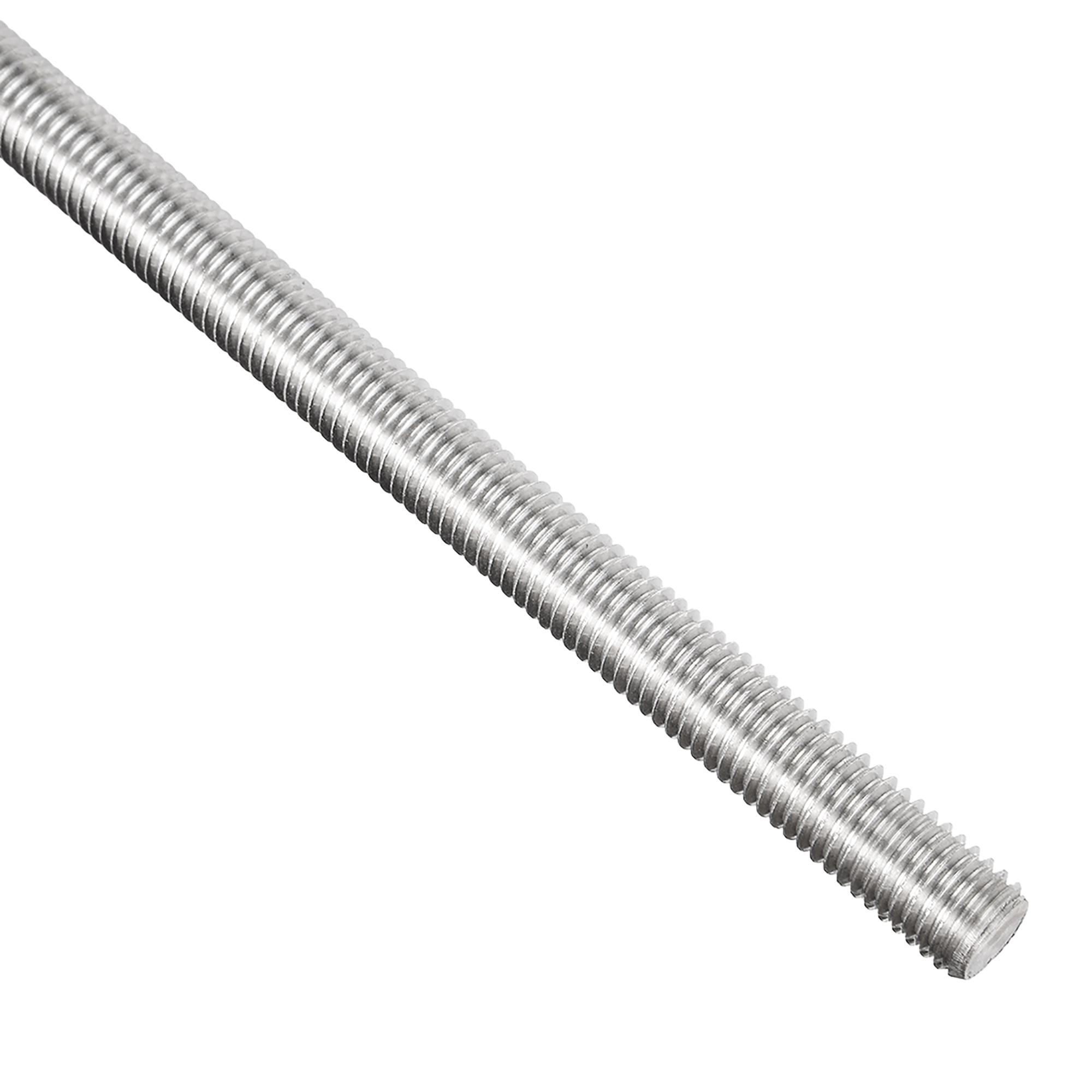 Uxcell M10 Dia 250mm Length 304 Stainless Steel Right Hand Thread Fully ...