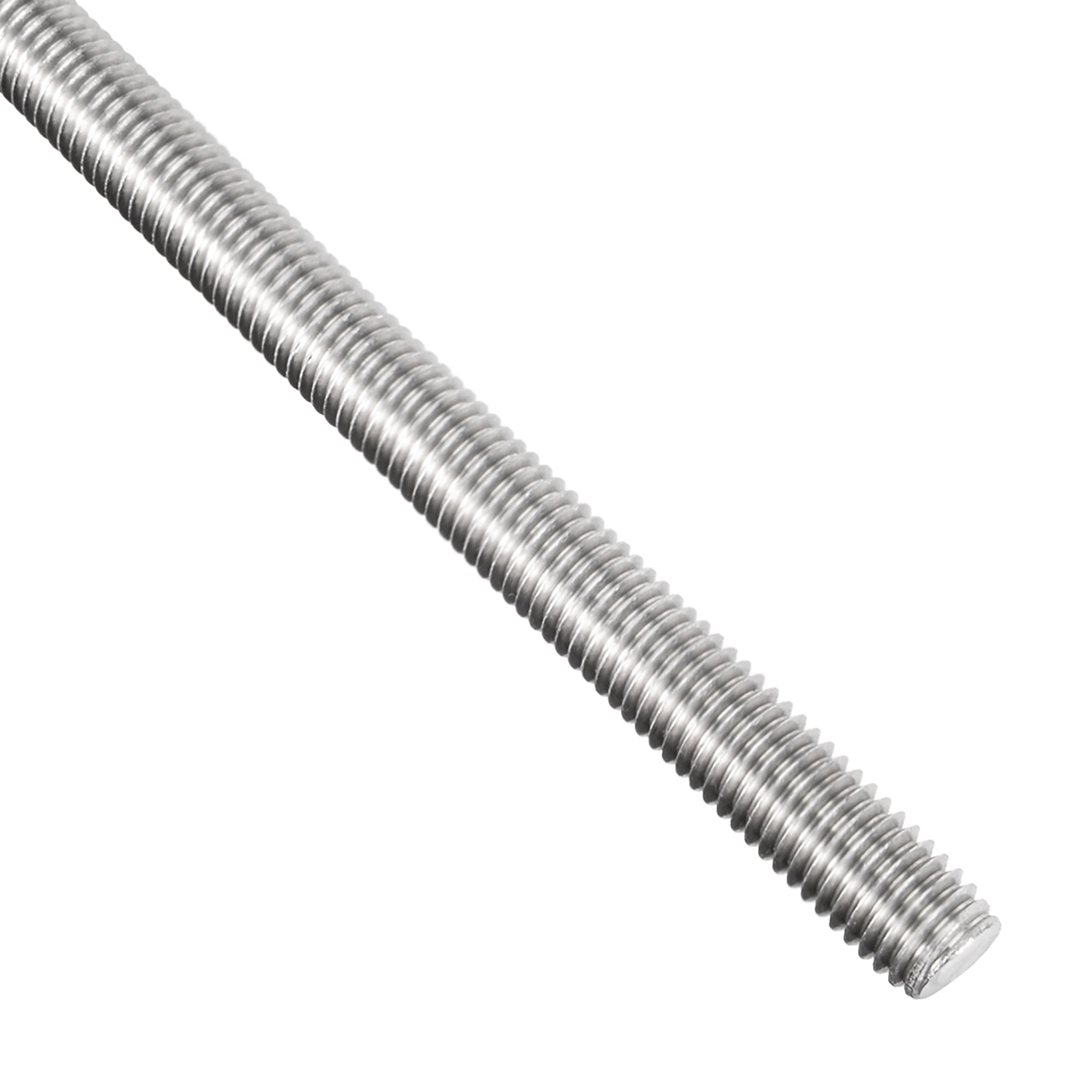 Uxcell M10 Dia 500mm Length 304 Stainless Steel Right Hand Thread Fully ...