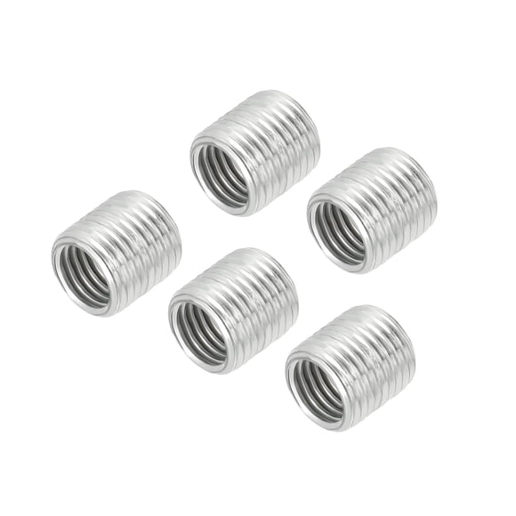 Uxcell M10 Male to M8 Female Adapter 10mm Long Sleeve Reducer Thread Reducing Nut Insert 5 Pack