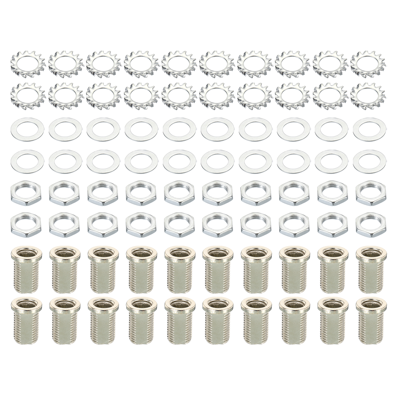Uxcell M10 Thread 16mm Tall Round Hollow Screw Bolts Chandelier Bolt ...
