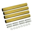 thumbnail image 1 of Uxcell M10 Thread 3.94" Coupling Nut with Pipe Hex Nut Threaded Extension Rod Kit Bronze 4 Set, 1 of 5