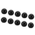 thumbnail image 1 of Uxcell M10 Thread Ball Lamp Finials Cap Knob Lamp Decoration Screw Caps for Lamp Harp Holder's Top Black 10 Pack, 1 of 7
