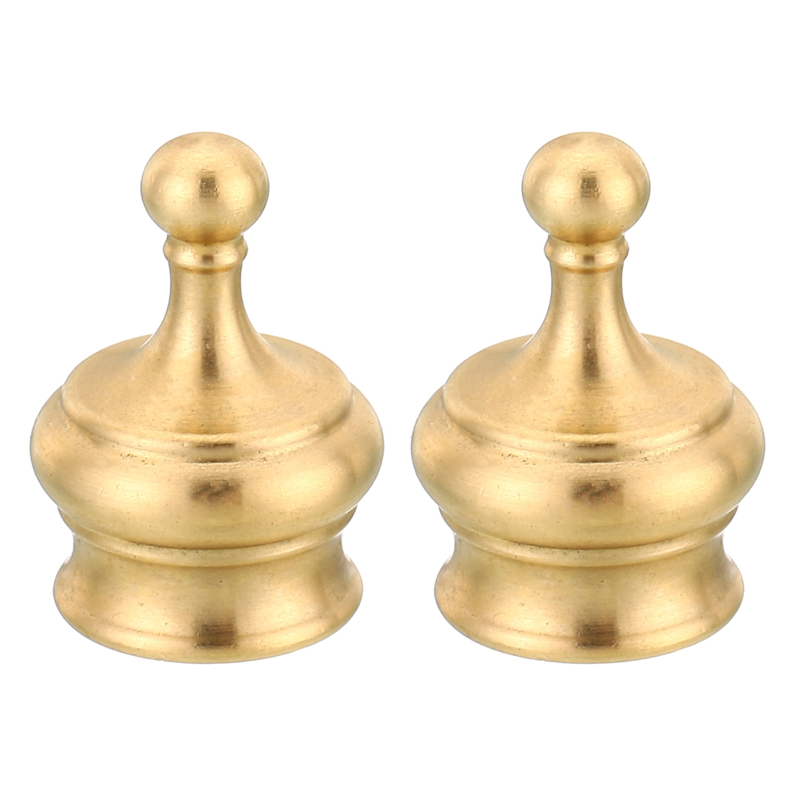 Uxcell M10 Thread Lamp Finial Cap Knob Brass Lamp Shade Harp Top Screw
