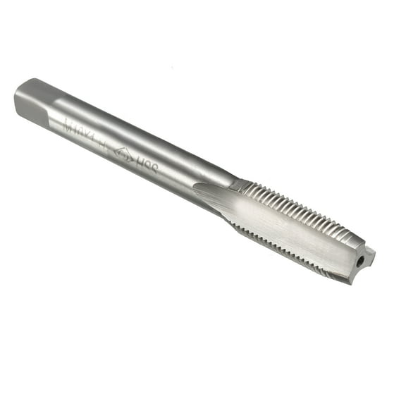 Uxcell M10 x 1 H2 High Speed Steel Straight Flutes Metric Machine Screw Thread Tap
