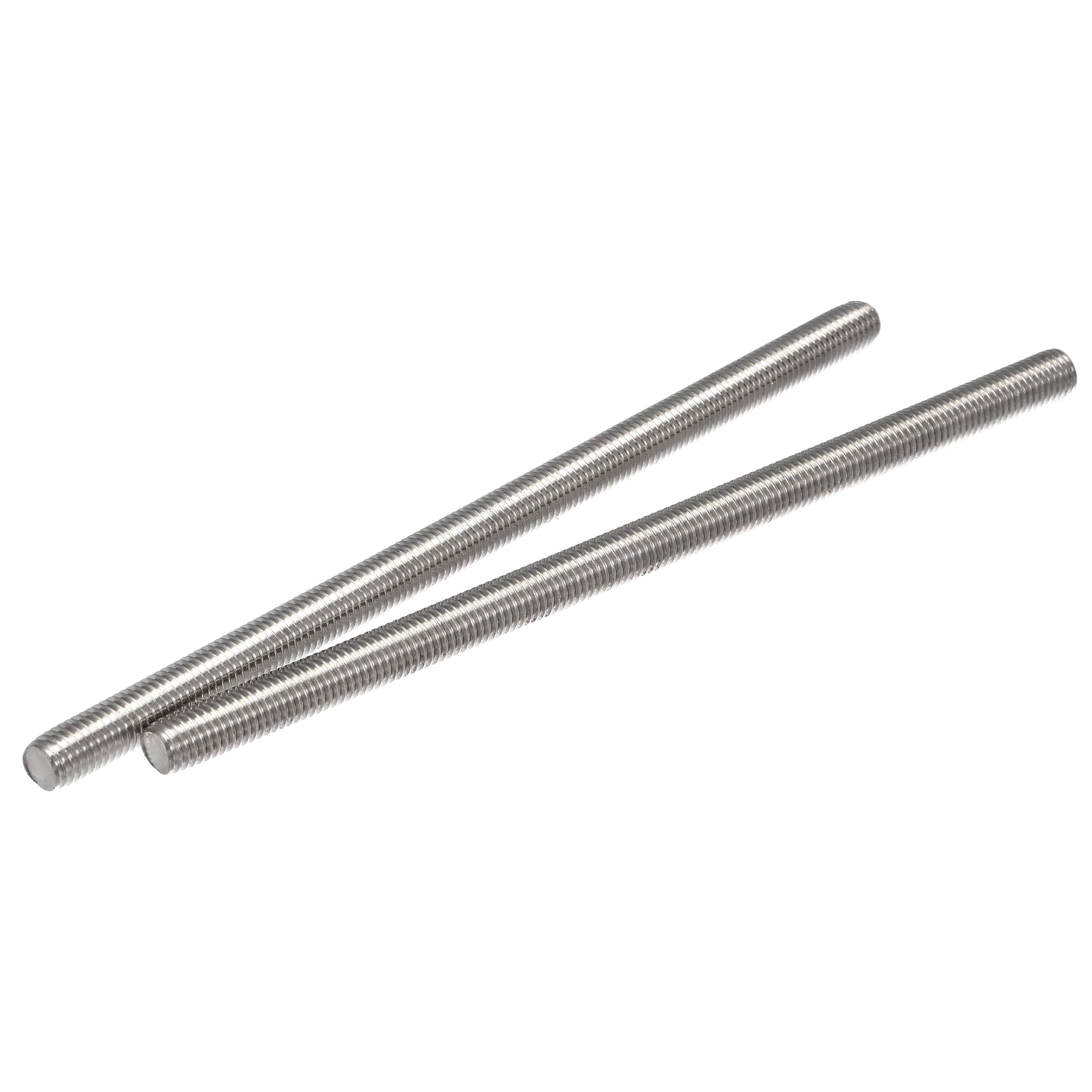 Partial Thread M10 Rod Uxcell M10 x 200mm 304 Stainless Steel Fully Threaded Rod Right Hand ...