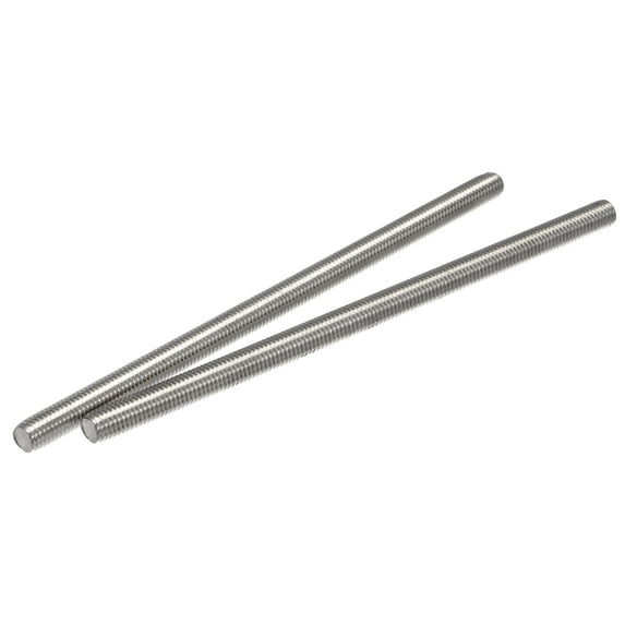Uxcell M10 x 200mm 304 Stainless Steel Fully Threaded Rod Right Hand Threads 2 Pack