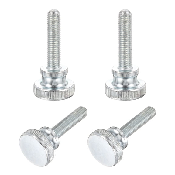Uxcell M10 x 44mm Knurled Thumb Screws, 4Pcs Metric Knurled Head Bolts Thumb Screw with Shoulder Grip Knobs Fasteners Tighten Thread Fasteners for TV Monitor Mount