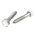 thumbnail image 1 of Uxcell M10 x 60mm 304 Stainless Steel Hex Lag Screws for Wood 10 Pack, 1 of 5