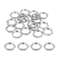 thumbnail image 1 of Uxcell M10x0.75x3mm Steel Hex Nuts, 40Pcs Metric Thread Carbon Steel Zinc Plated Finished Hardware Metal Screw Nuts Fasteners for Machinery Manufacturing, Industrial Use, 12mm Width, 1 of 7