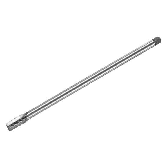 Uxcell M10x1mm Metric Thread Tap, High Speed Steel 200mm Length Straight Flute Right Hand Thread Screw Tapping Tool