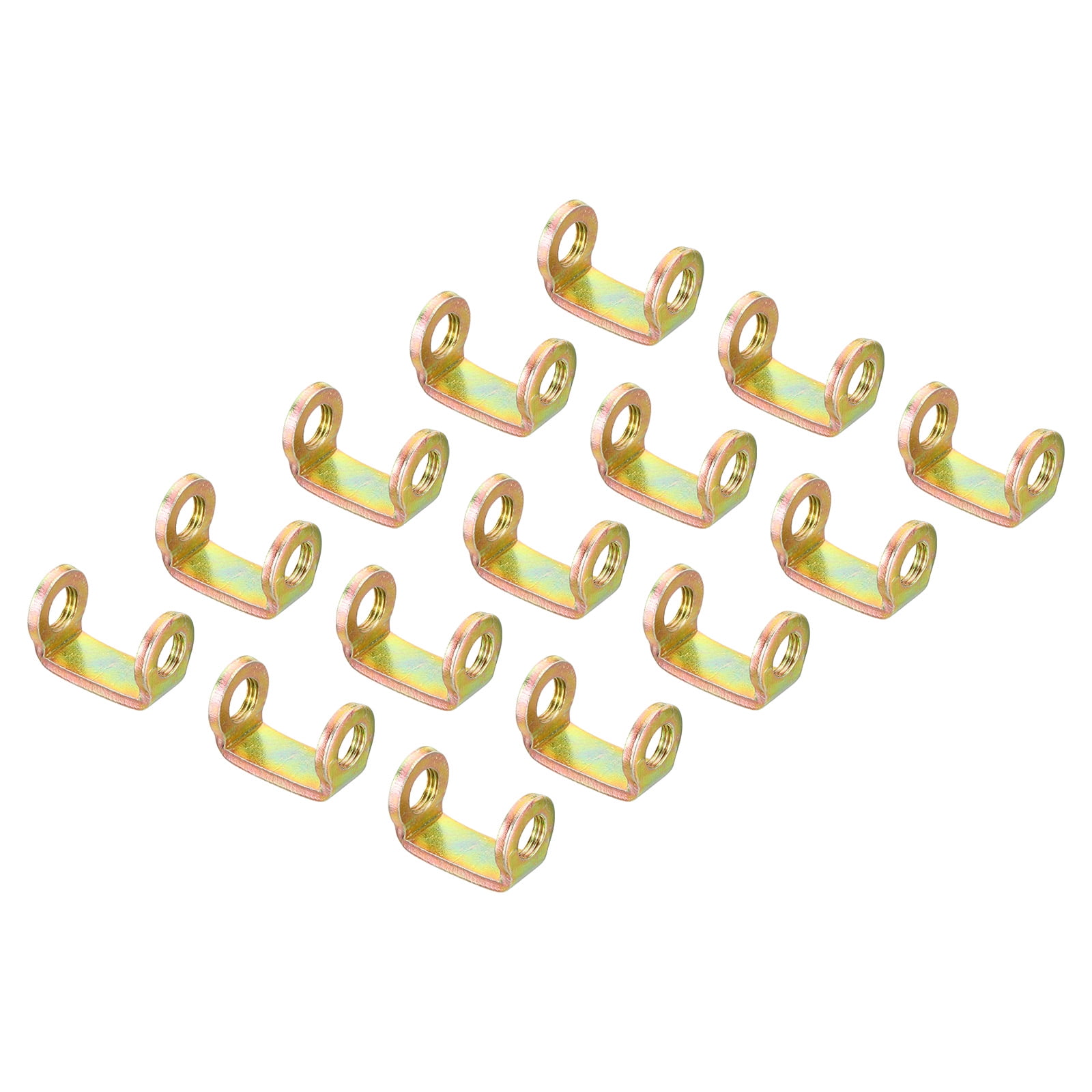 Uxcell M10x1mm Round Coupling Nut 30mm Threaded Tube Pipe Connector