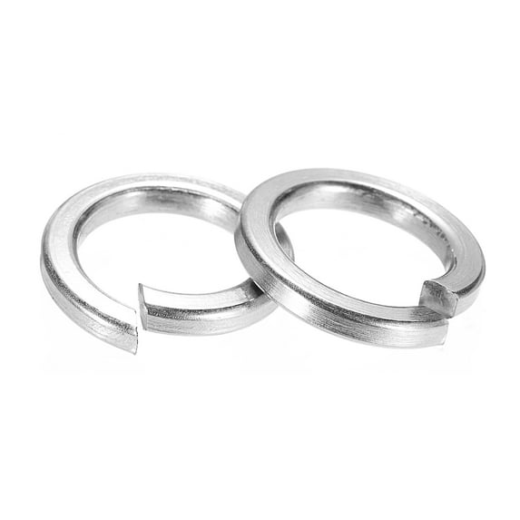 Uxcell M12 304 Stainless Steel Spring Lock Washer Split Lock Washer Lock Metal Washers for Screws Bolt 100 Pack
