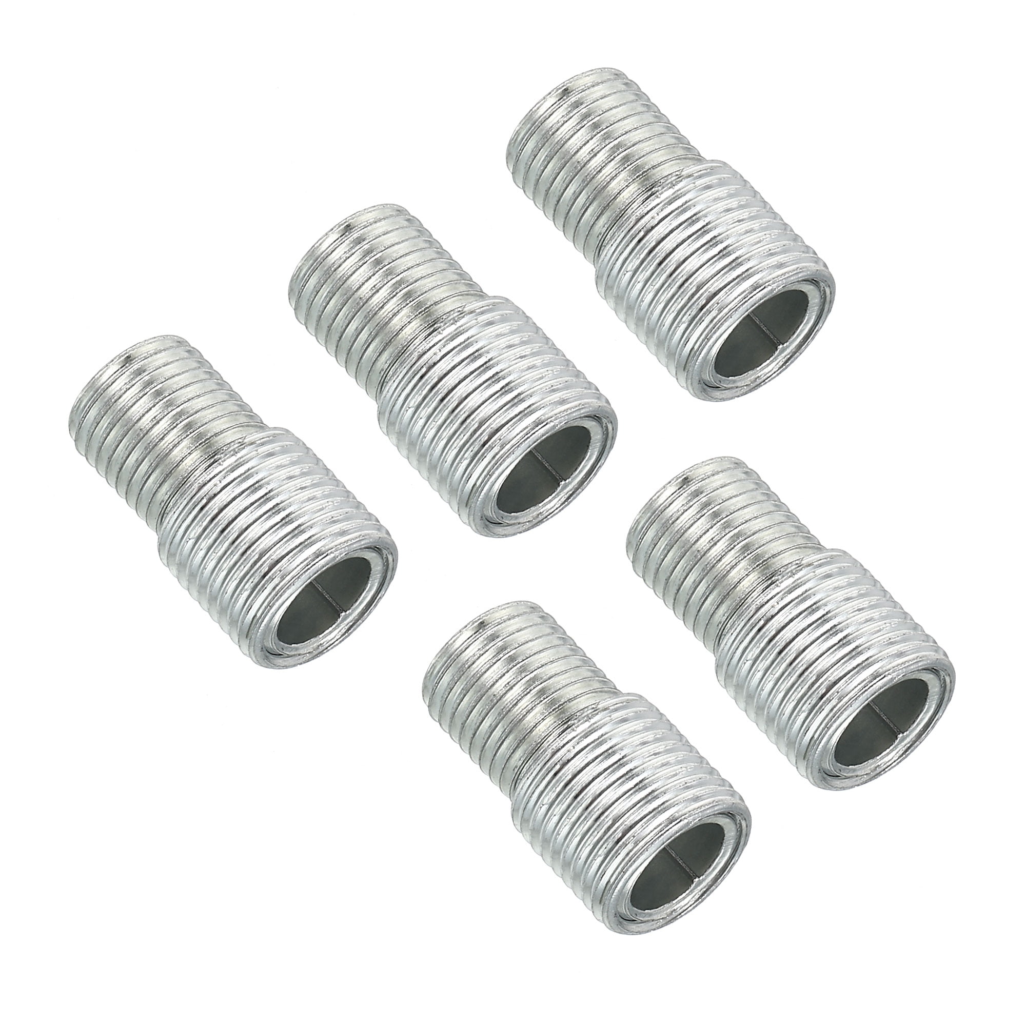 Uxcell M12 to M10 20mm Long Double Male Threaded Reducer Bolt Screw Fitting Adapter 5 Pack