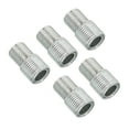 thumbnail image 1 of Uxcell M12 to M10 20mm Long Double Male Threaded Reducer Bolt Screw Fitting Adapter 5 Pack, 1 of 5