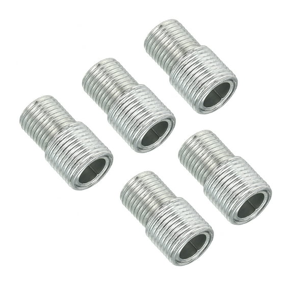 Uxcell M12 to M10 20mm Long Double Male Threaded Reducer Bolt Screw Fitting Adapter 5 Pack