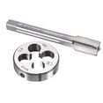 thumbnail image 1 of Uxcell M12 x 0.5mm Metric Tap and Die Set Machine Thread Tap with Round Die, 1 of 6