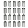thumbnail image 1 of Uxcell M12 x 1.75 3D 36mm 304 Stainless Steel Wire Thread Insert Threaded Sleeve 20 Pack, 1 of 5