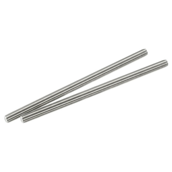 Uxcell M12 x 250mm 304 Stainless Steel Fully Threaded Rod Right Hand Threads 2 Pack