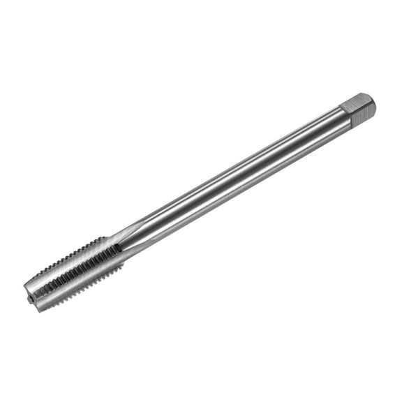 Uxcell M12x1.5mm Metric Thread Tap, High Speed Steel 130mm Length Straight Flute Right Hand Thread Screw Tapping Tool